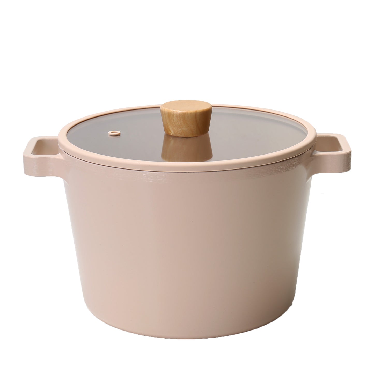 FIKA セラミックディープキャセロール(深鍋)22cm ピーチピンク