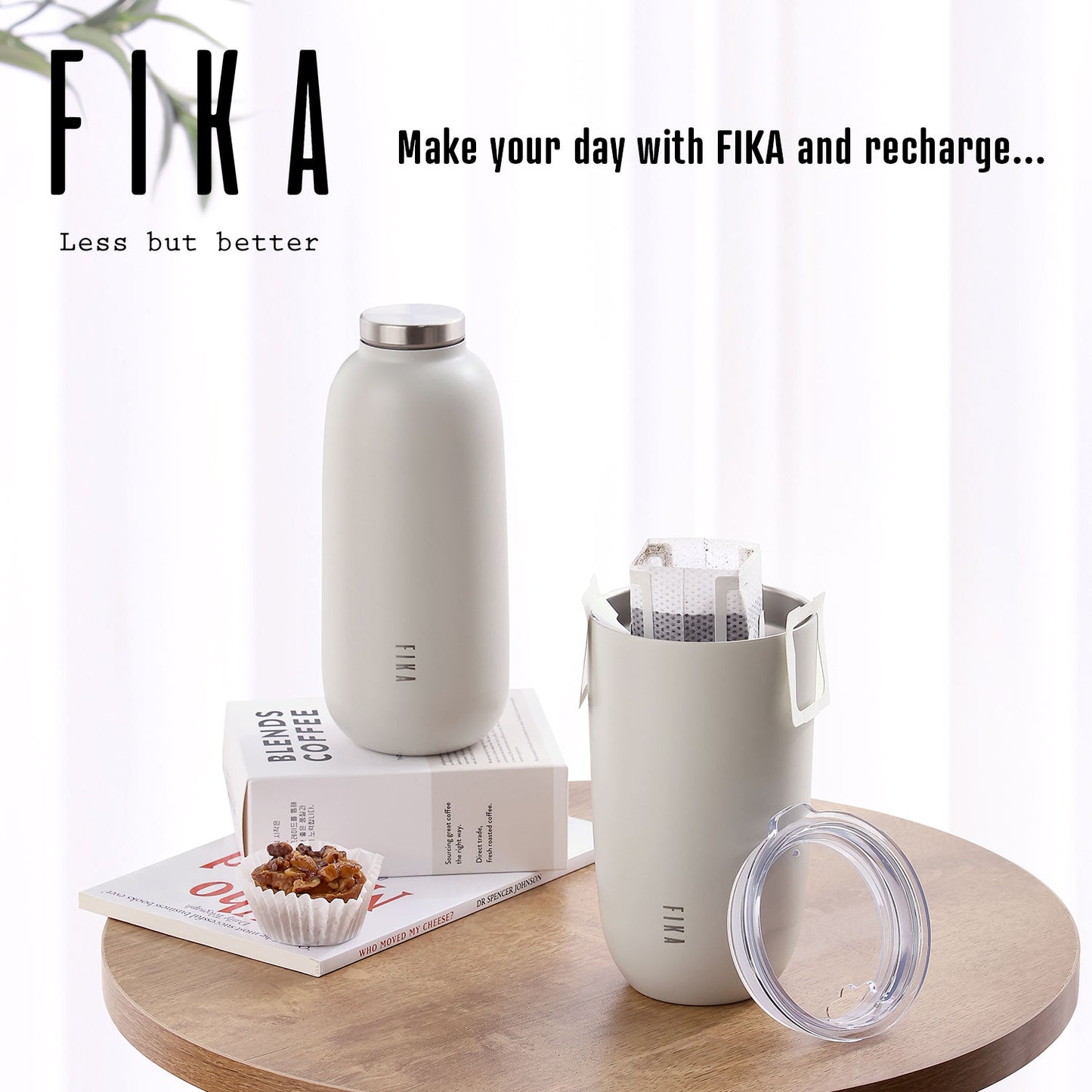 FIKA蓋付きタンブラー500ml