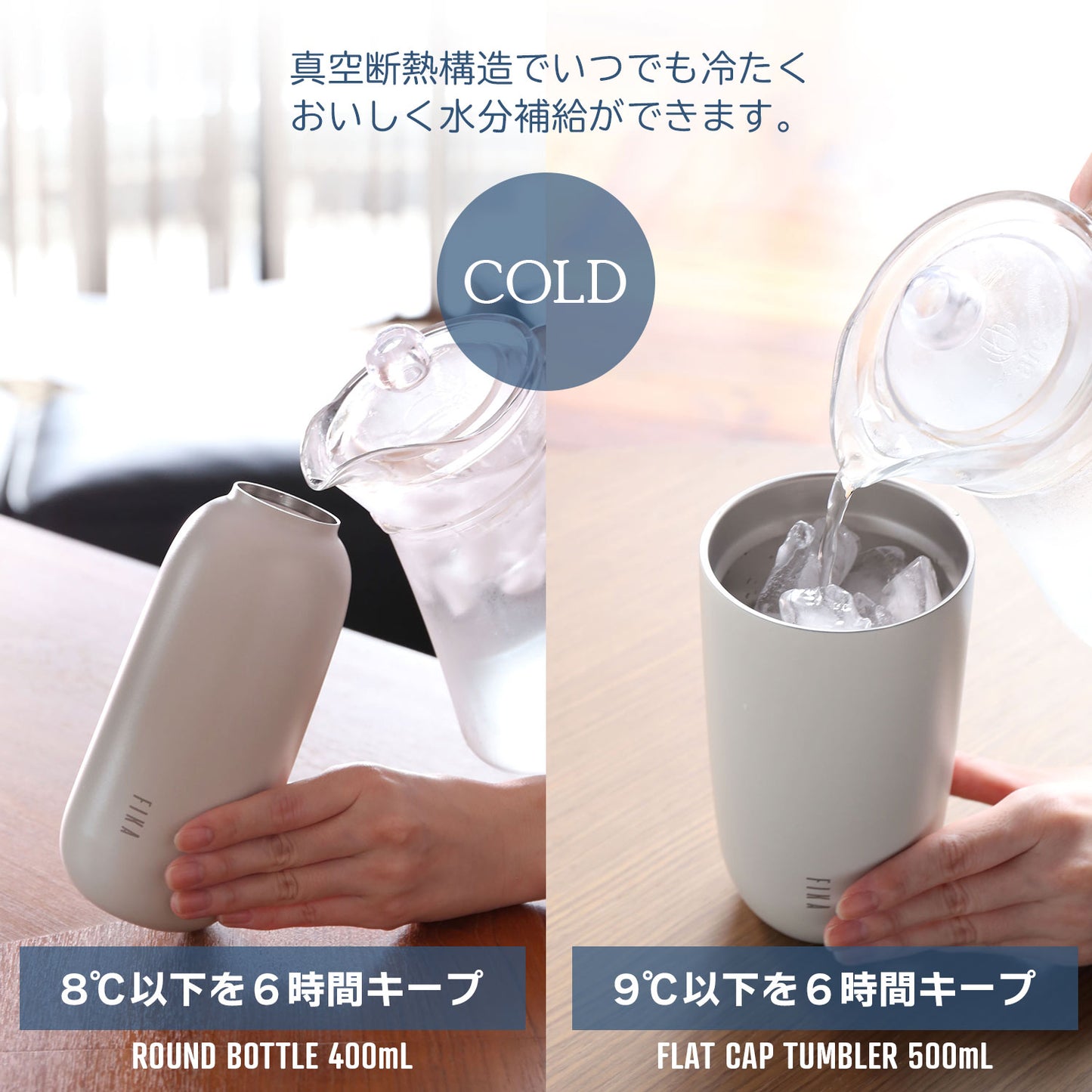 FIKAラウンドボトル&タンブラー2点セット