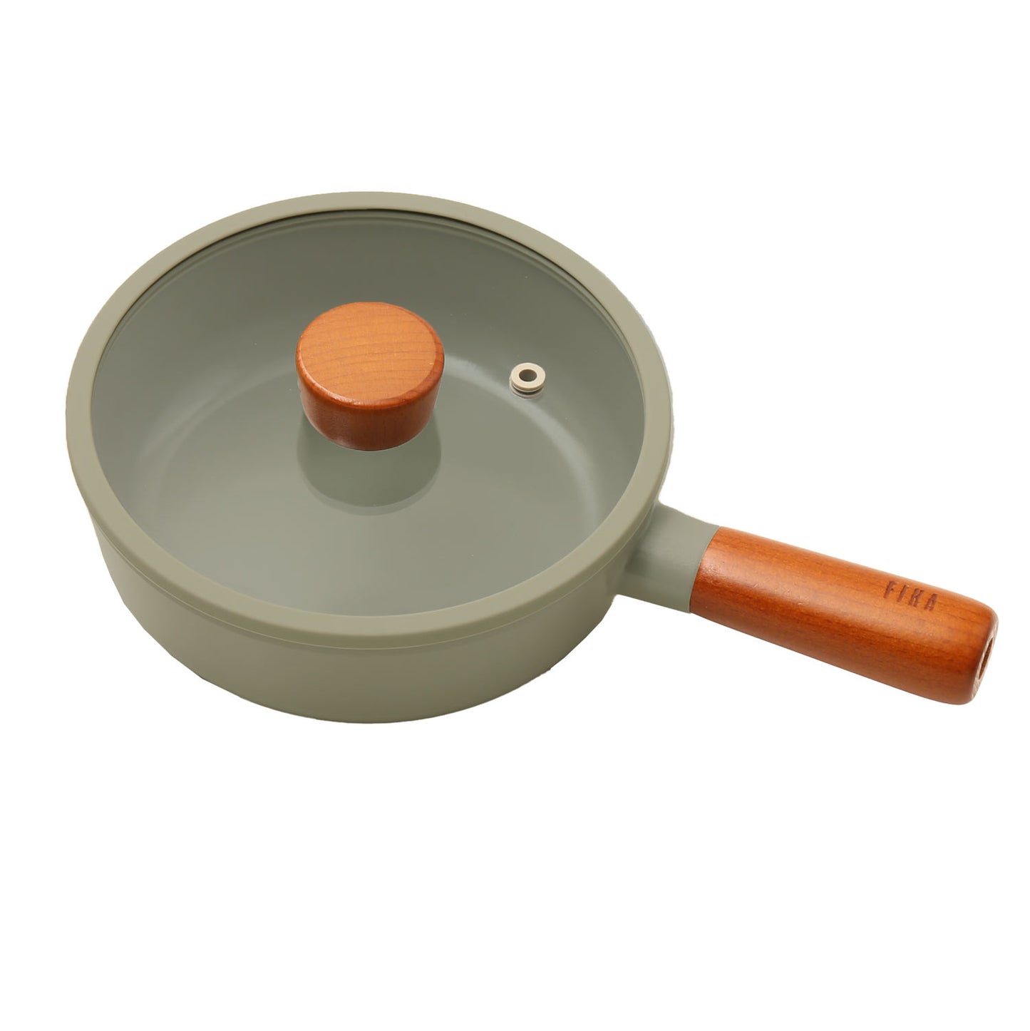 FIKA ガラス蓋18cm単品 ミッドナイトグリーン