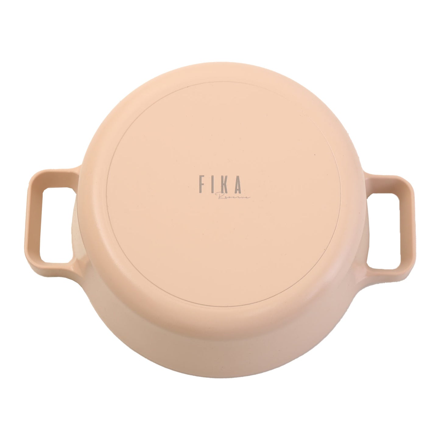 FIKA セラミック キャセロール(両手鍋)16cm ピーチピンク