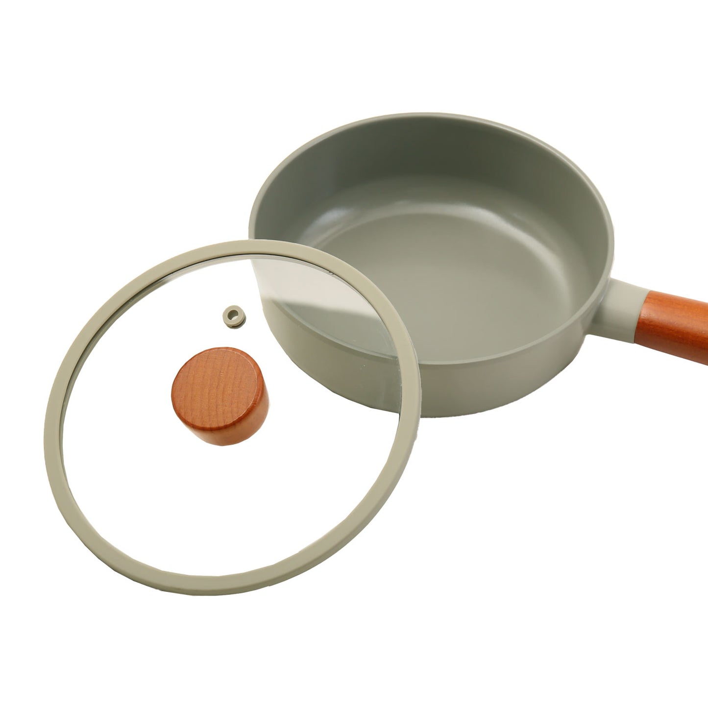 FIKA ガラス蓋18cm単品 ミッドナイトグリーン
