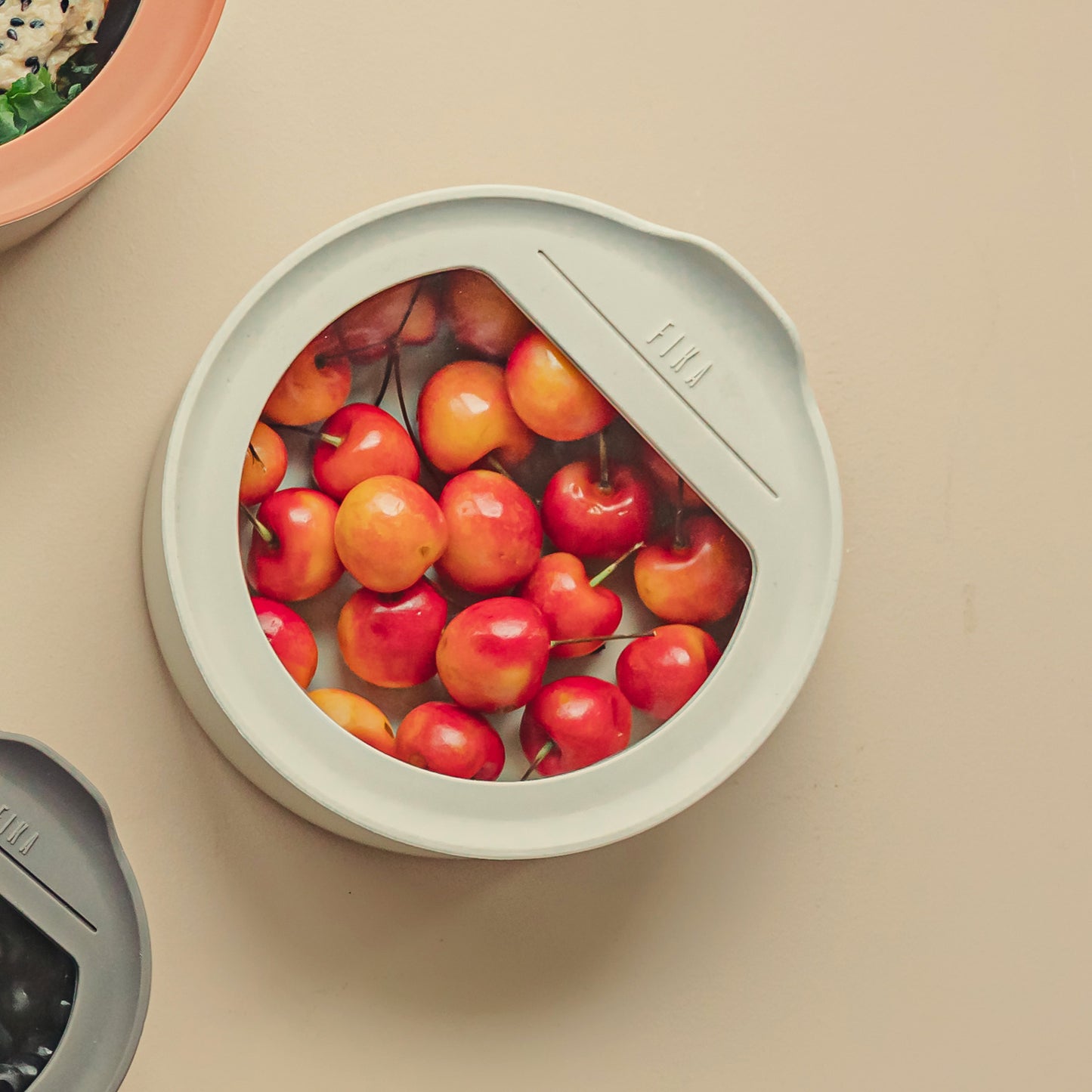 FIKAONE陶磁器製食品保存容器 600ml単品