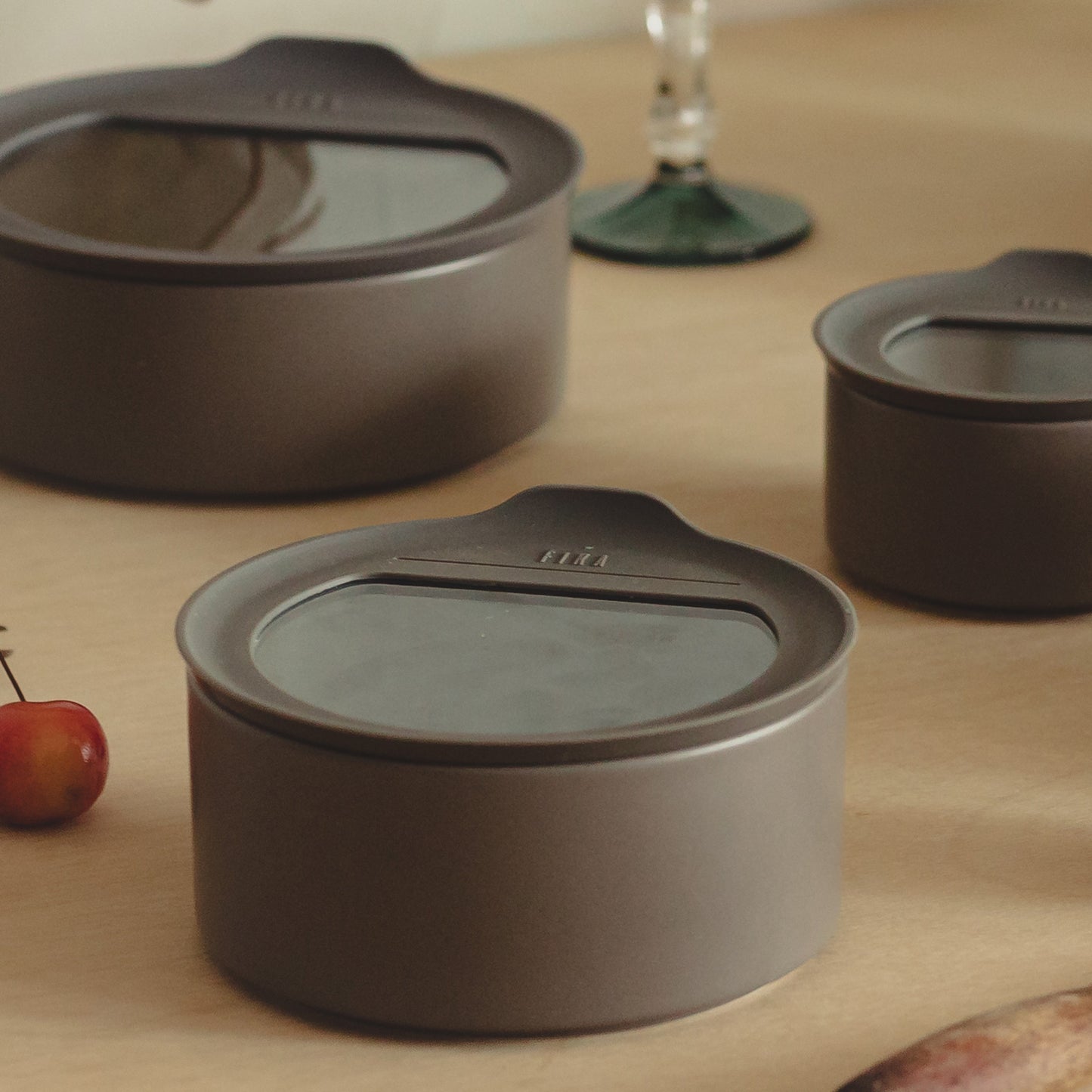 FIKAONE陶磁器製食品保存容器 600ml単品