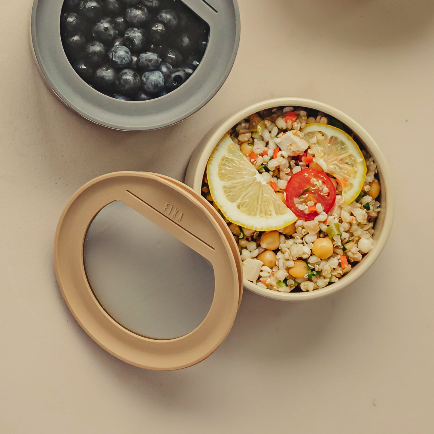 FIKAONE陶磁器製食品保存容器 420ml単品